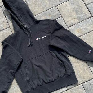 Vintage Champion Pull Over Hooded Sweatshirt Size Small